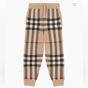 NWT Authentic Burberry Jogger Pants 8Y
